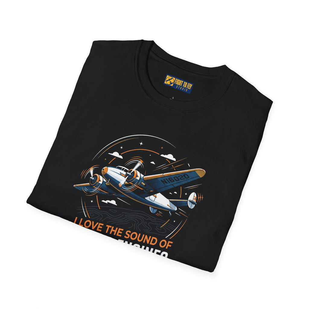 I Love the Sound of Round Engines Twin Engine Tee