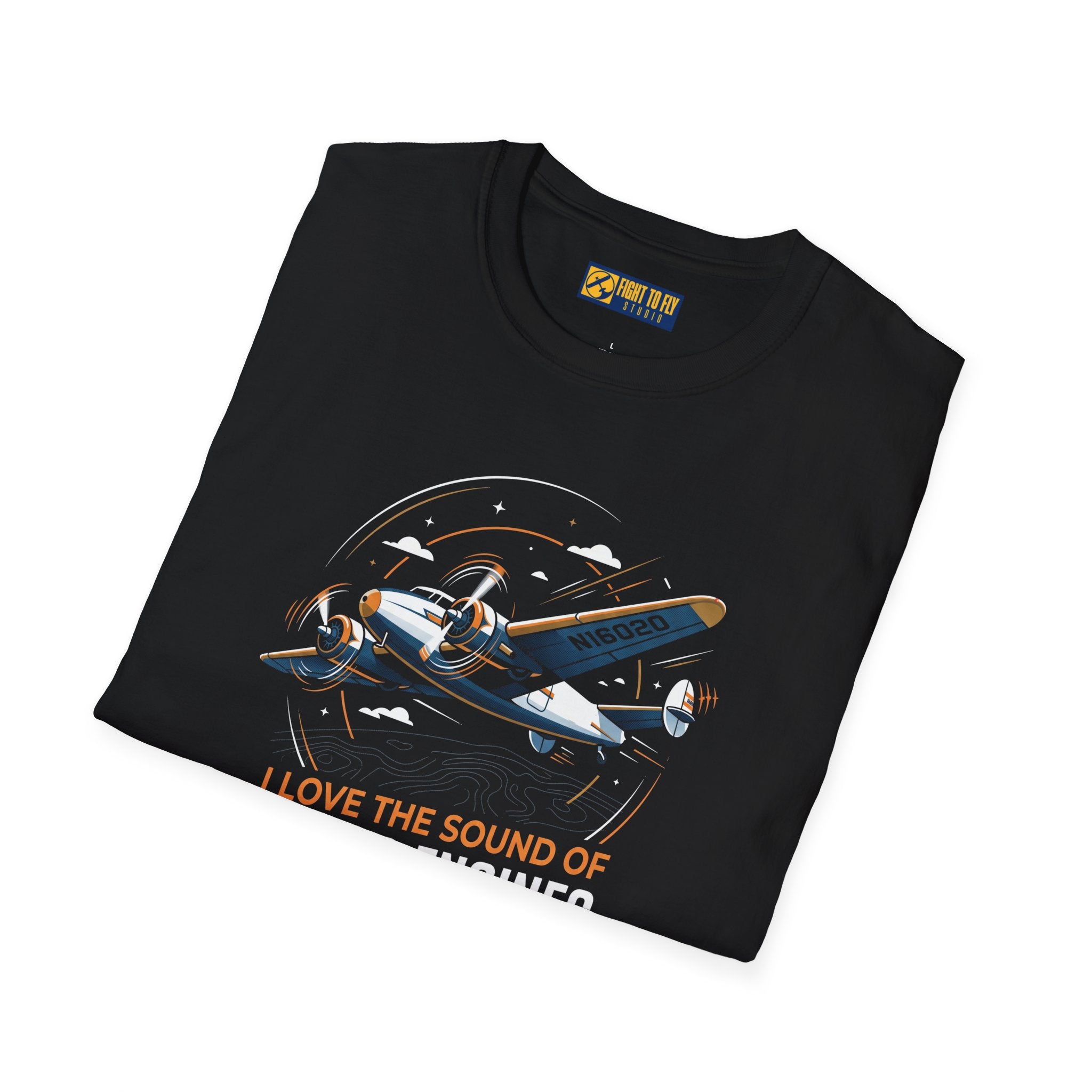 I Love the Sound of Round Engines Twin Engine Tee