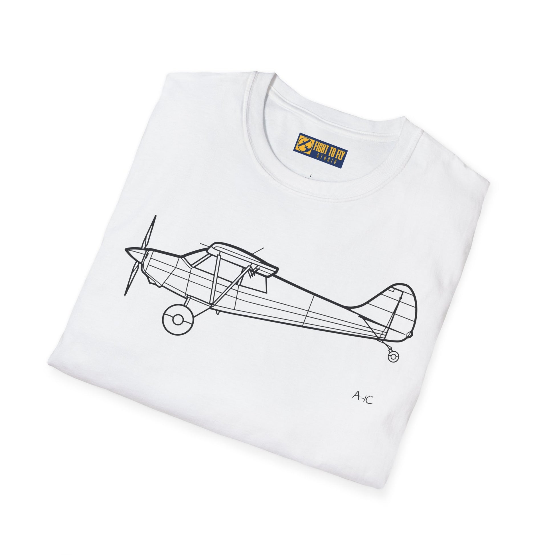 Husky A-1C T-Shirt – A-1C Taildragger STOL Aircraft Aviation Tee