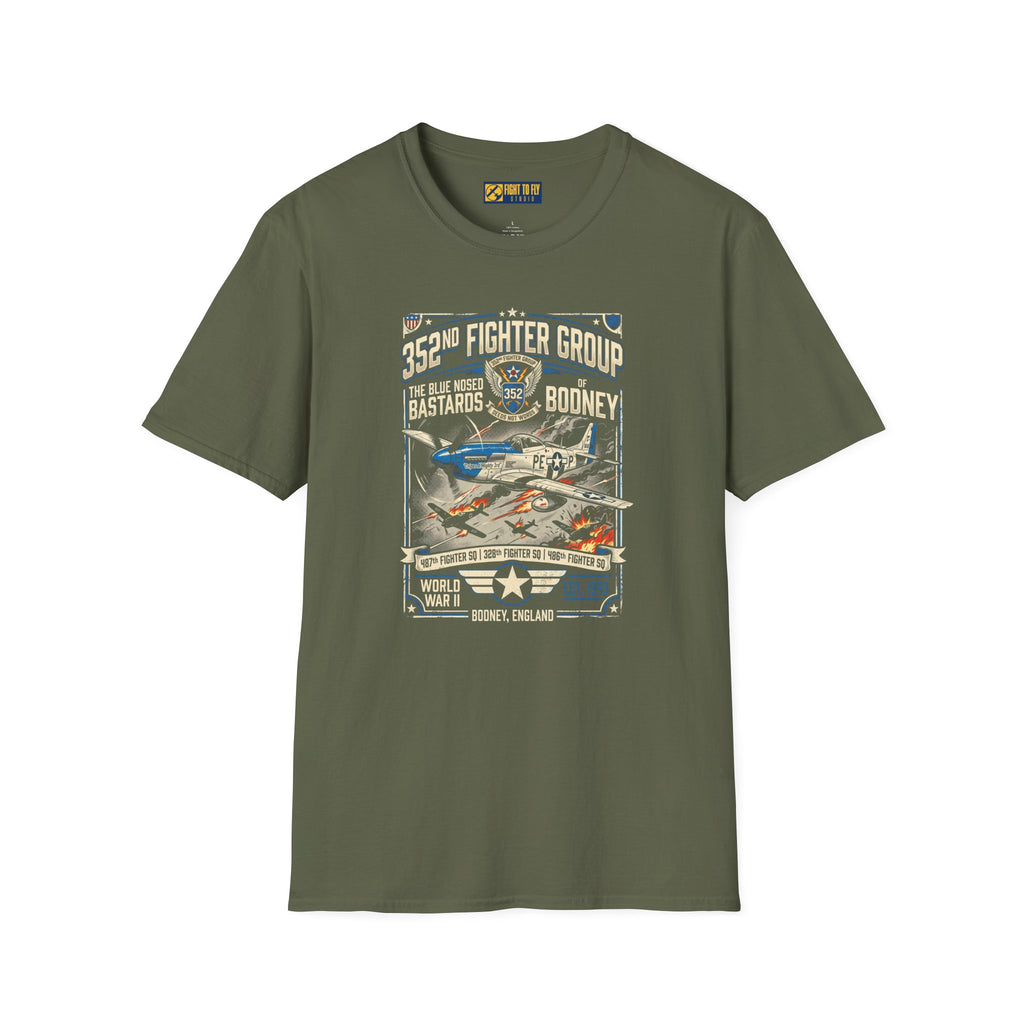 352nd Fighter Group Blue-Nosed Bastards Tee