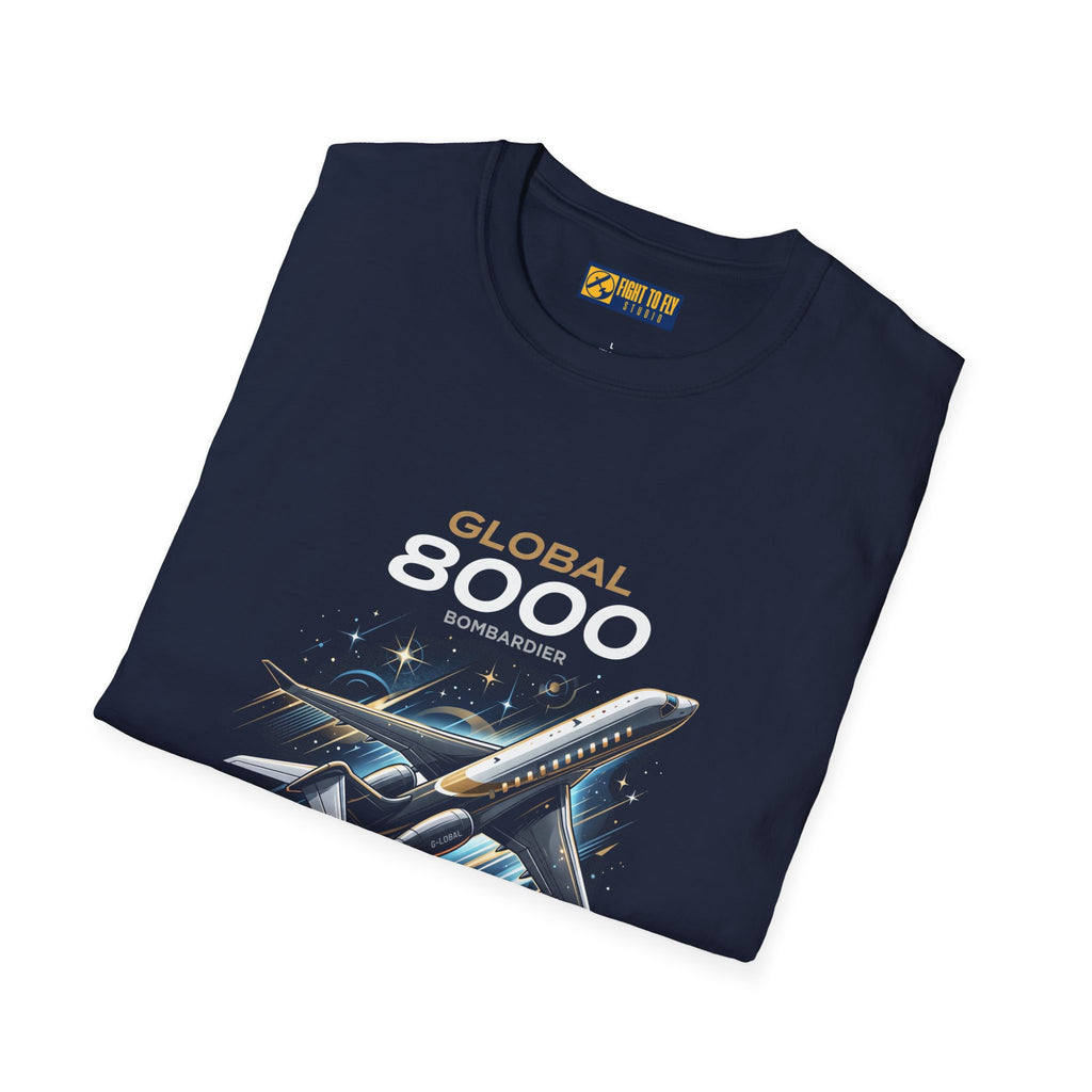 Bombardier Global 8000 Business Jet T-Shirt