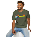 Cessna 170 Progress Pride Airplane Silhouette T-Shirt