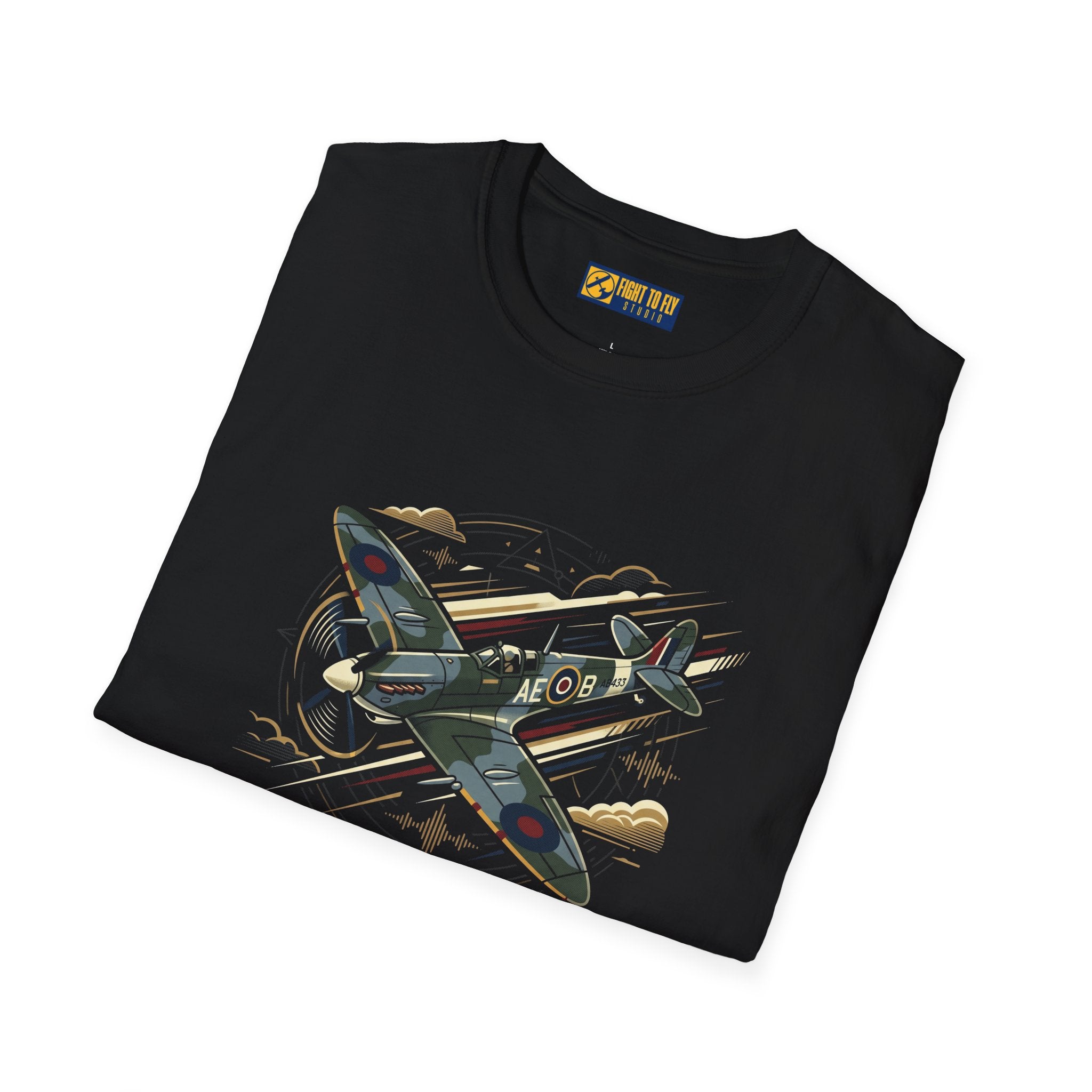 Just Here for the Airplane Noise Spitfire Tee