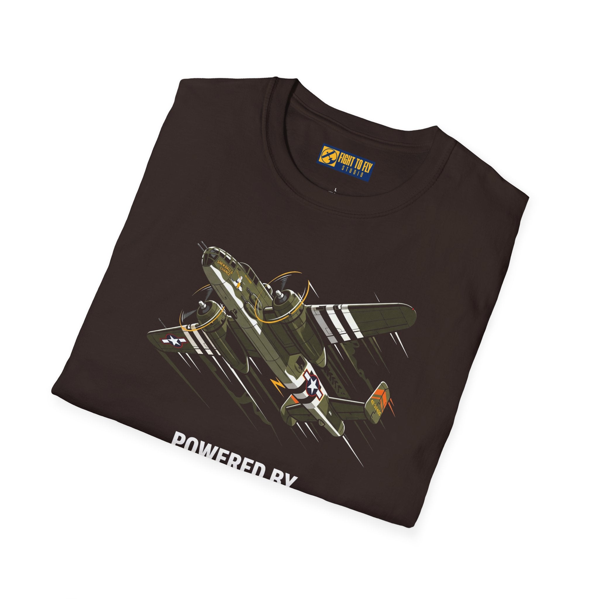 Powered by High Octane Nostalgia Warbird Tee