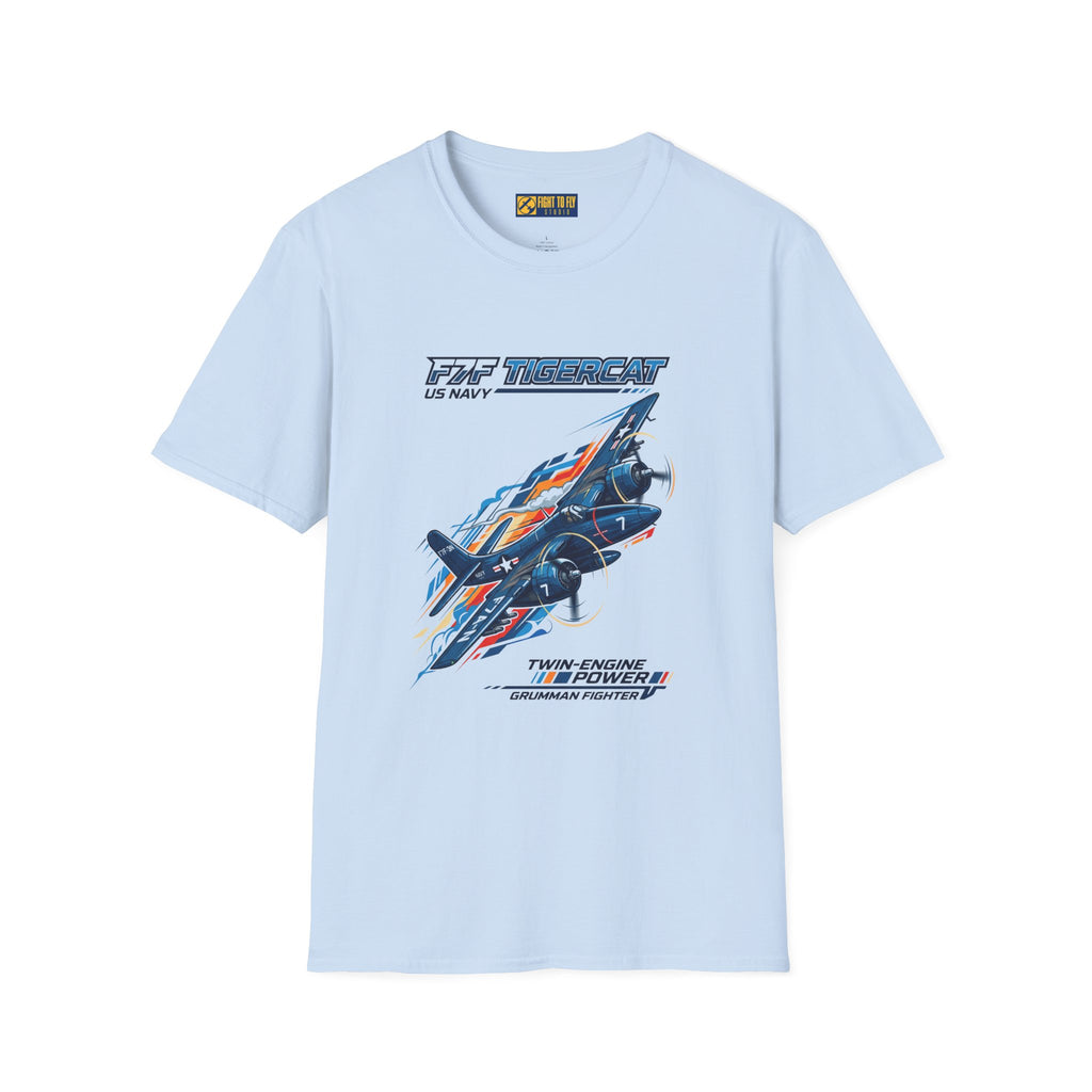 F7F Tigercat Twin-Engine Power T-Shirt