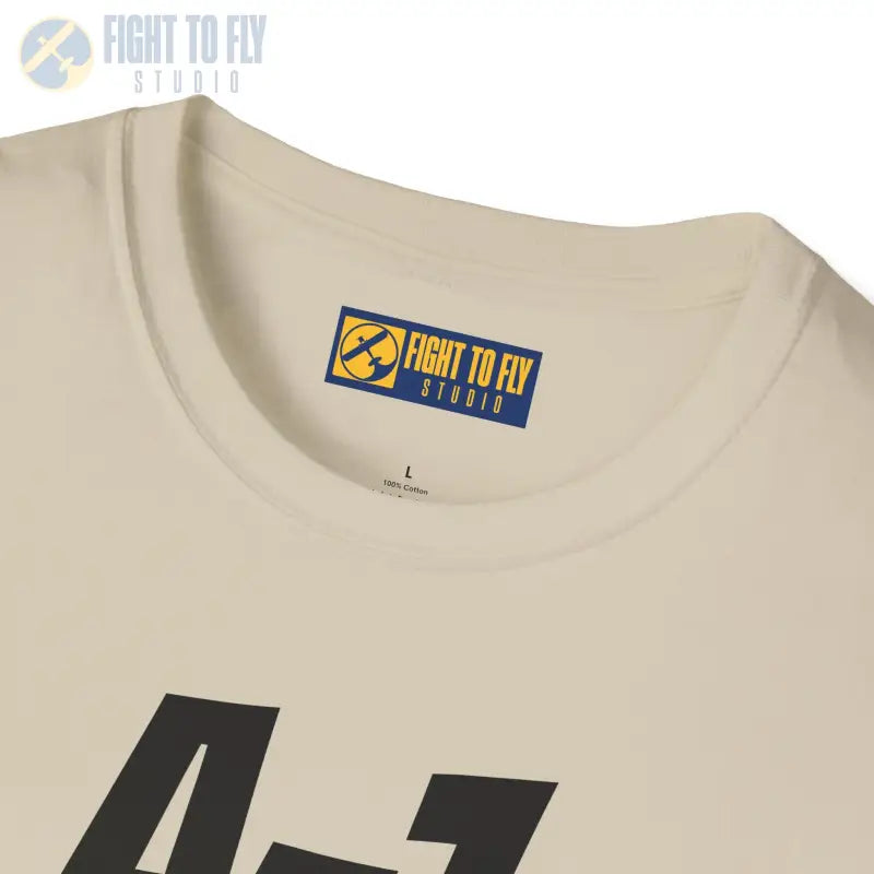 A-1 Side Profile T-Shirt – Vietnam-Era Attack Aircraft Tee - Pilot gifts - WWII warbird t-shirt