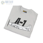 A-1 Skyraider Side Profile T-Shirt - Pilot gifts - WWII warbird t-shirt