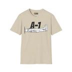 A-1 Skyraider Side Profile T-Shirt - Pilot gifts - WWII warbird t-shirt