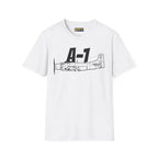 A-1 Skyraider Side Profile T-Shirt - Pilot gifts - WWII warbird t-shirt