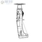 A-1 Skyraider Kiss-Cut Vinyl Decal - Paper products - Pilot gifts - WWII warbird t-shirt