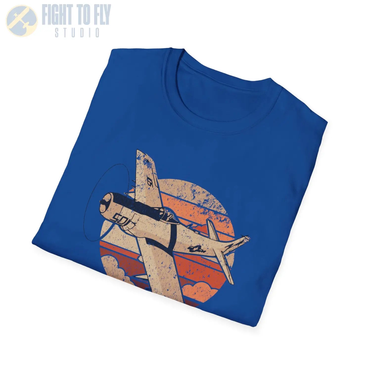 A-1 Skyraider Retro T-Shirt - Pilot gifts - WWII warbird t-shirt