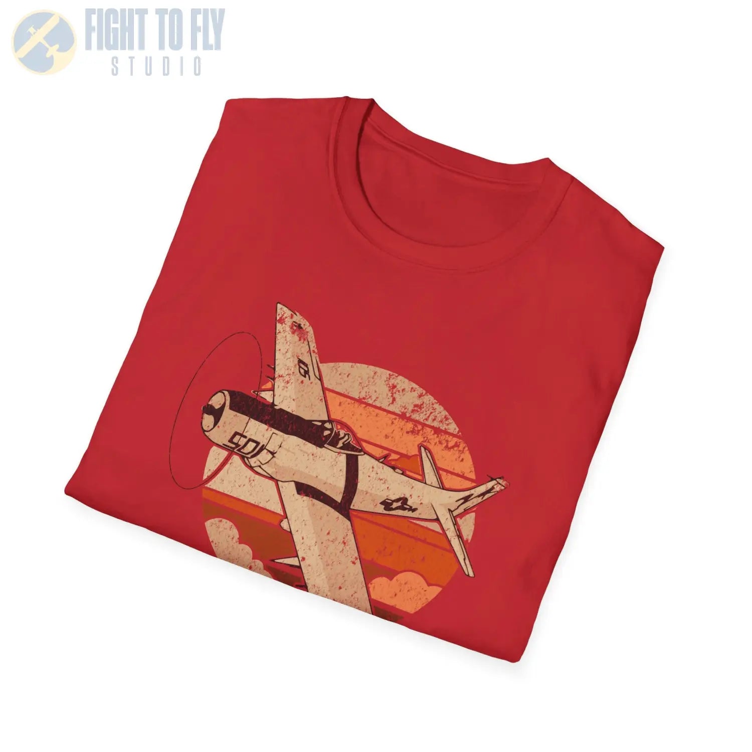 A-1 Skyraider Retro T-Shirt - Pilot gifts - WWII warbird t-shirt