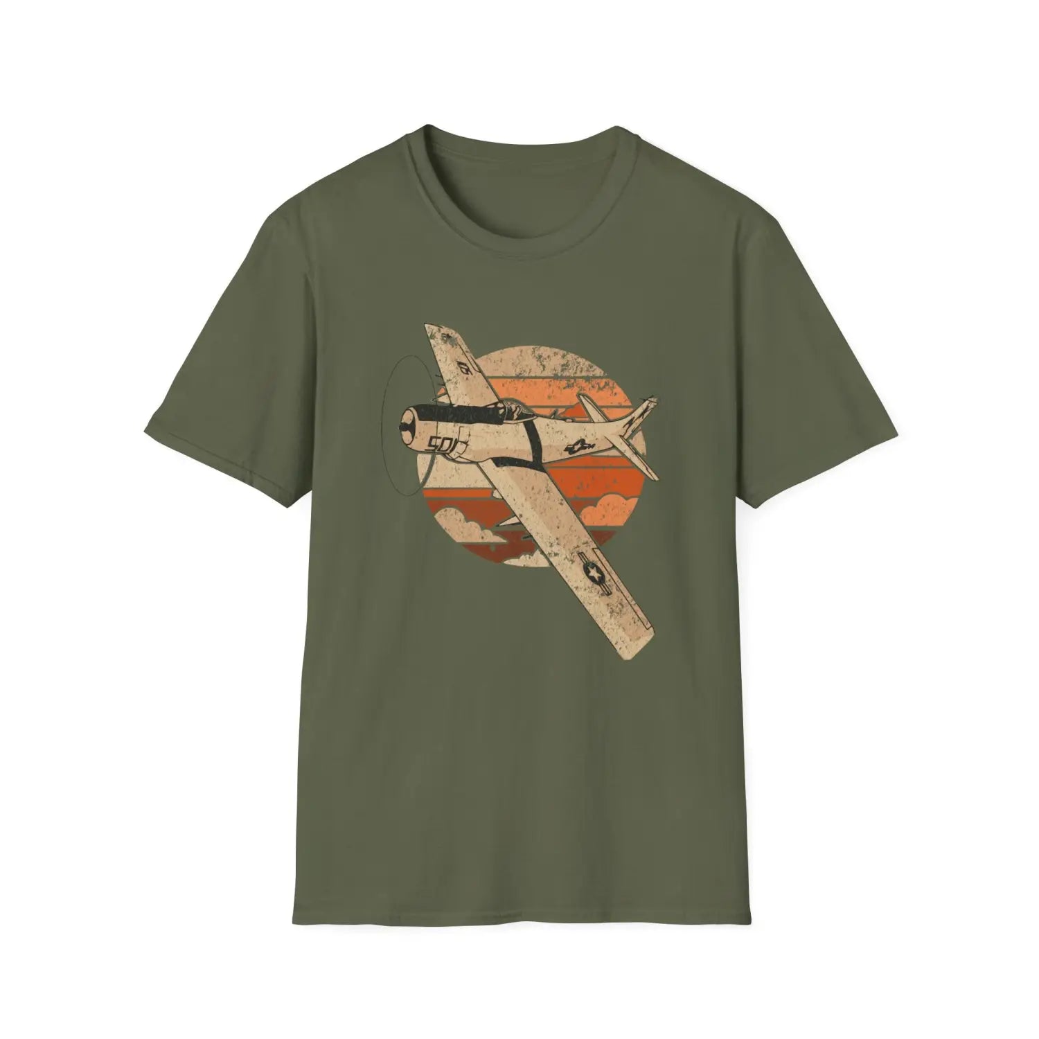 A-1 Skyraider Retro T-Shirt - Pilot gifts - WWII warbird t-shirt