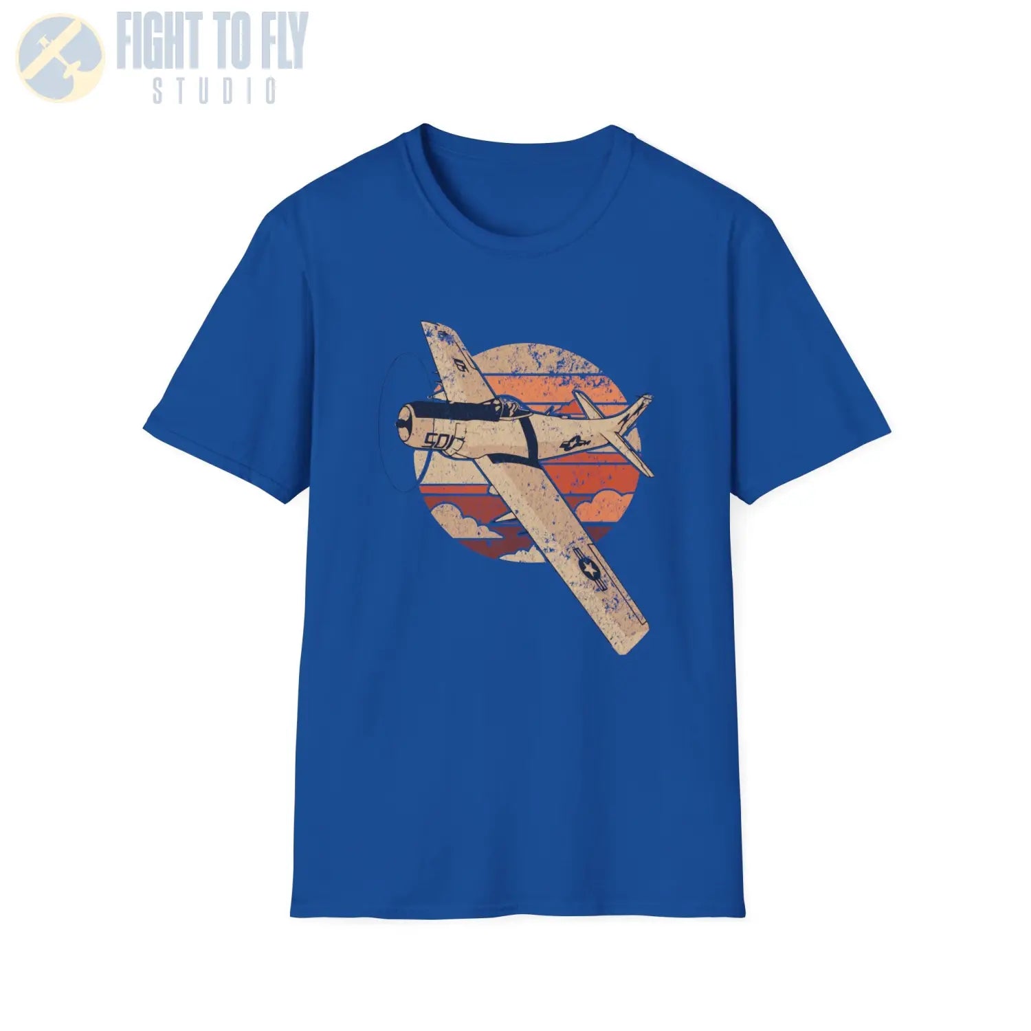 A-1 Skyraider Retro T-Shirt - Pilot gifts - WWII warbird t-shirt