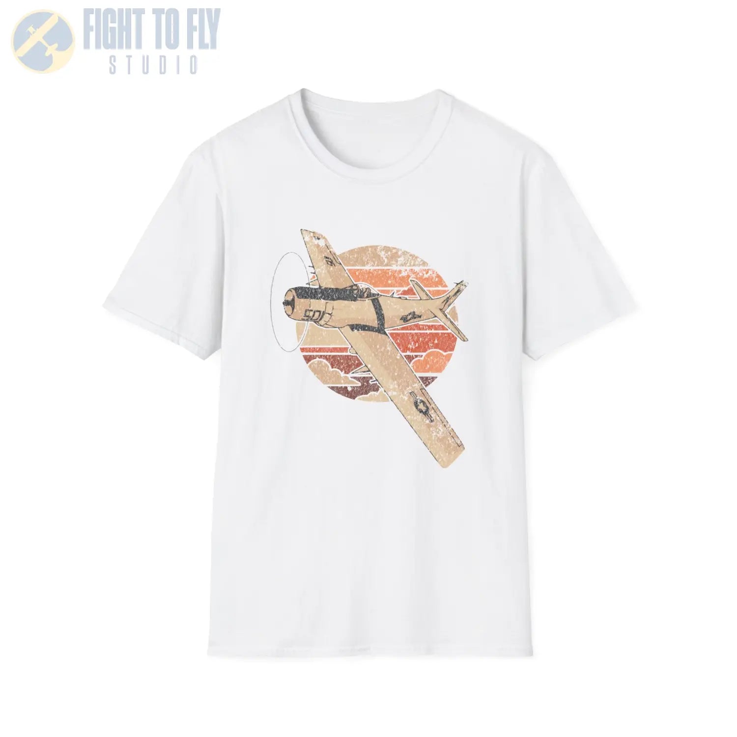 A-1 Skyraider Retro T-Shirt - Pilot gifts - WWII warbird t-shirt