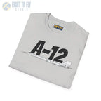 A-12 Black Bird Side Profile T-Shirt - Pilot gifts - WWII warbird t-shirt