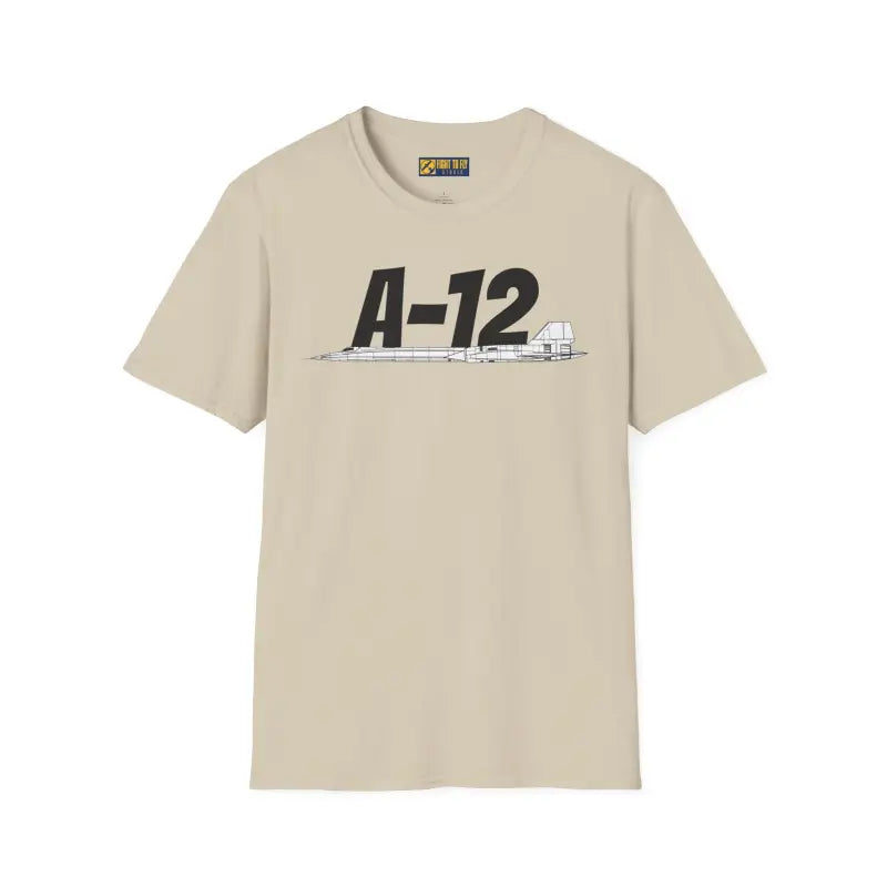 A-12 Black Bird Side Profile T-Shirt - Pilot gifts - WWII warbird t-shirt