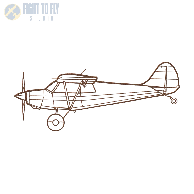 A-1C Die Cut Metal Wall Art - Sign - Pilot gifts - WWII warbird t-shirt