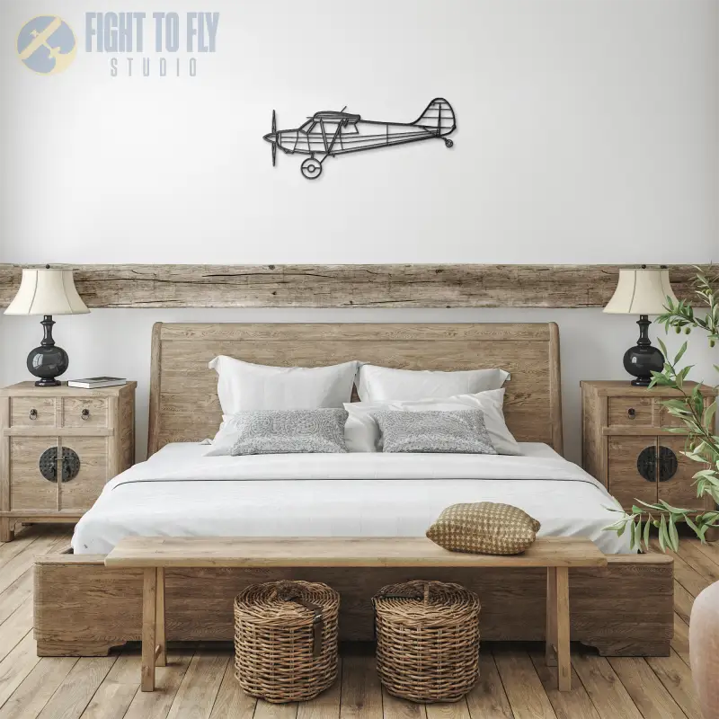 A-1C Die Cut Metal Wall Art - Sign - Pilot gifts - WWII warbird t-shirt