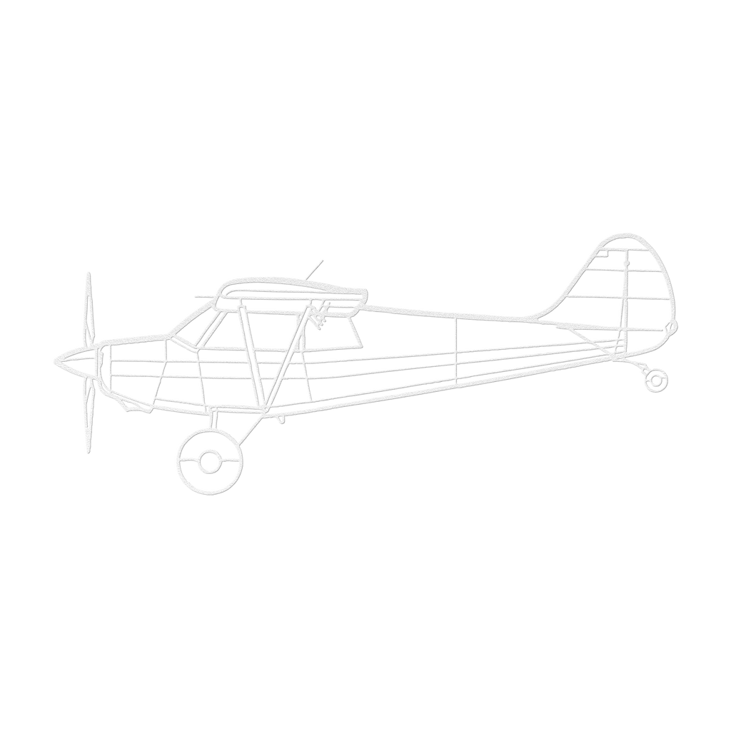 A-1C Die Cut Metal Wall Art - Sign - Gifts for pilots - Aviation apparel