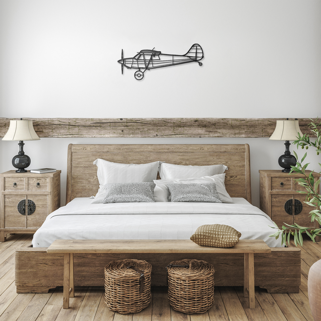 A-1C Die Cut Metal Wall Art - Sign - Gifts for pilots - Aviation apparel