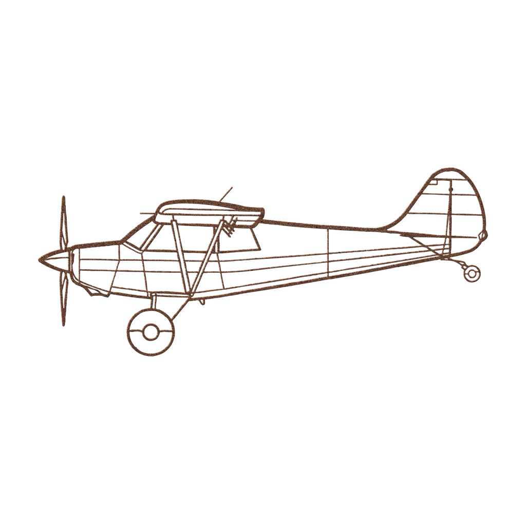 A-1C Die Cut Metal Wall Art - Sign - Gifts for pilots - Aviation apparel