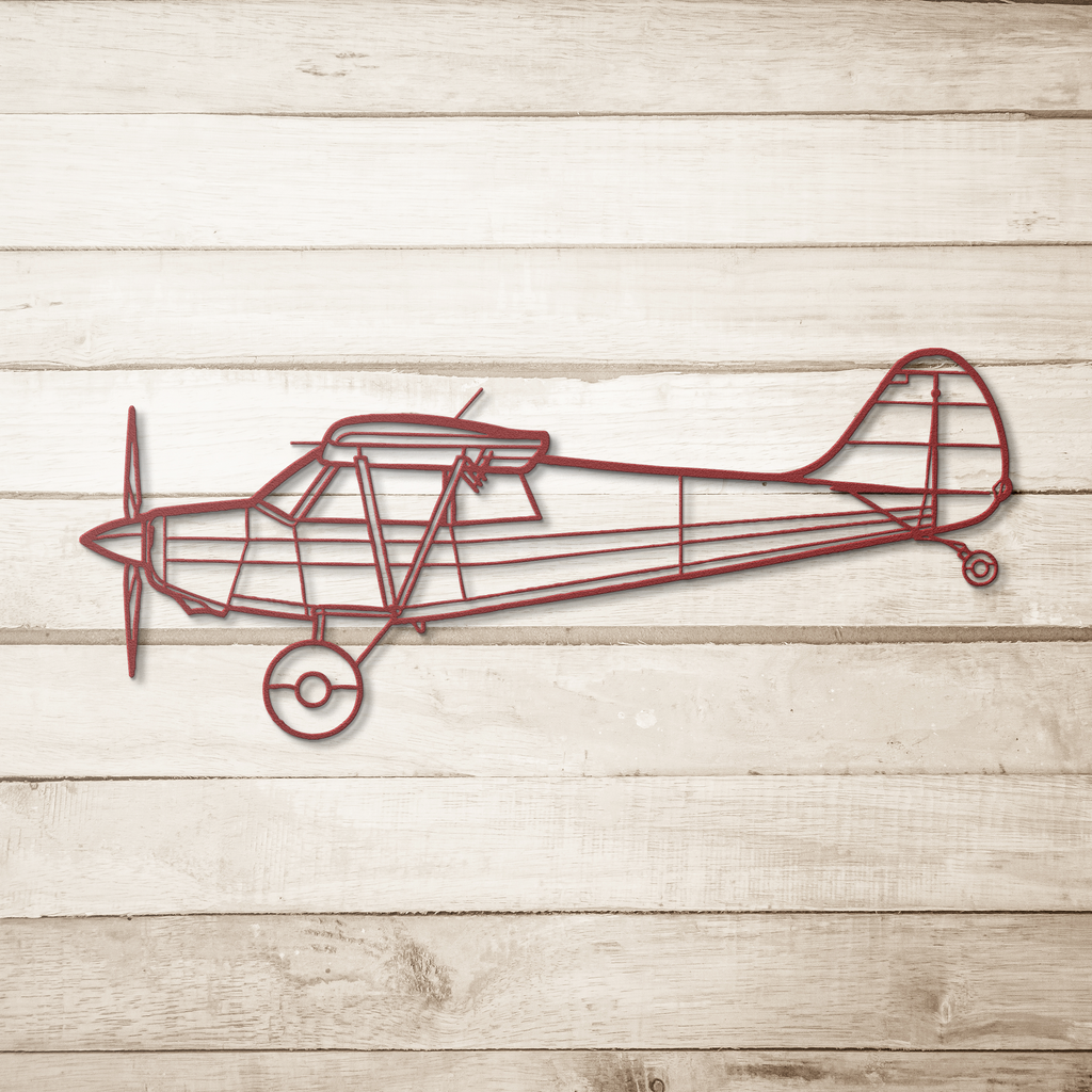A-1C Die Cut Metal Wall Art - Sign - Gifts for pilots - Aviation apparel