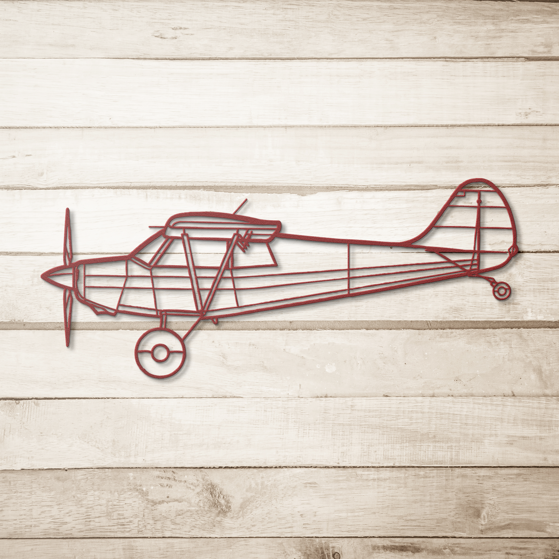 A-1C Die Cut Metal Wall Art - Sign - Gifts for pilots - Aviation apparel
