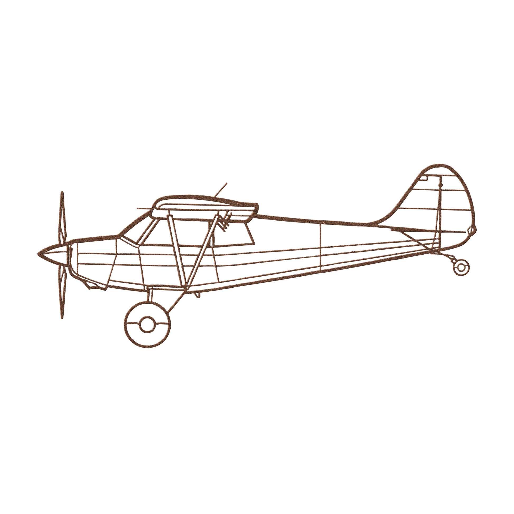 A-1C Die Cut Metal Wall Art - Sign - Gifts for pilots - Aviation apparel