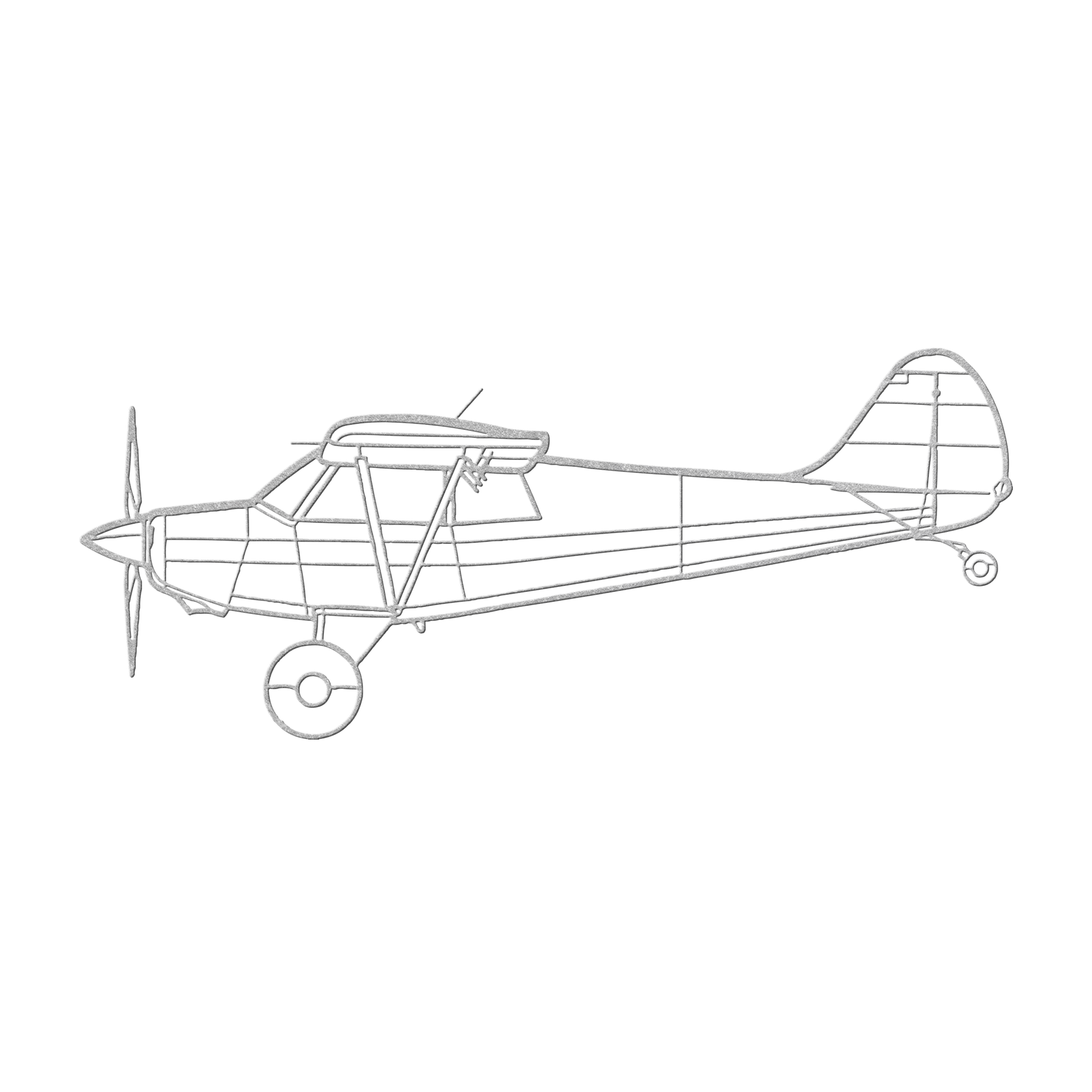 A-1C Die Cut Metal Wall Art - Sign - Gifts for pilots - Aviation apparel