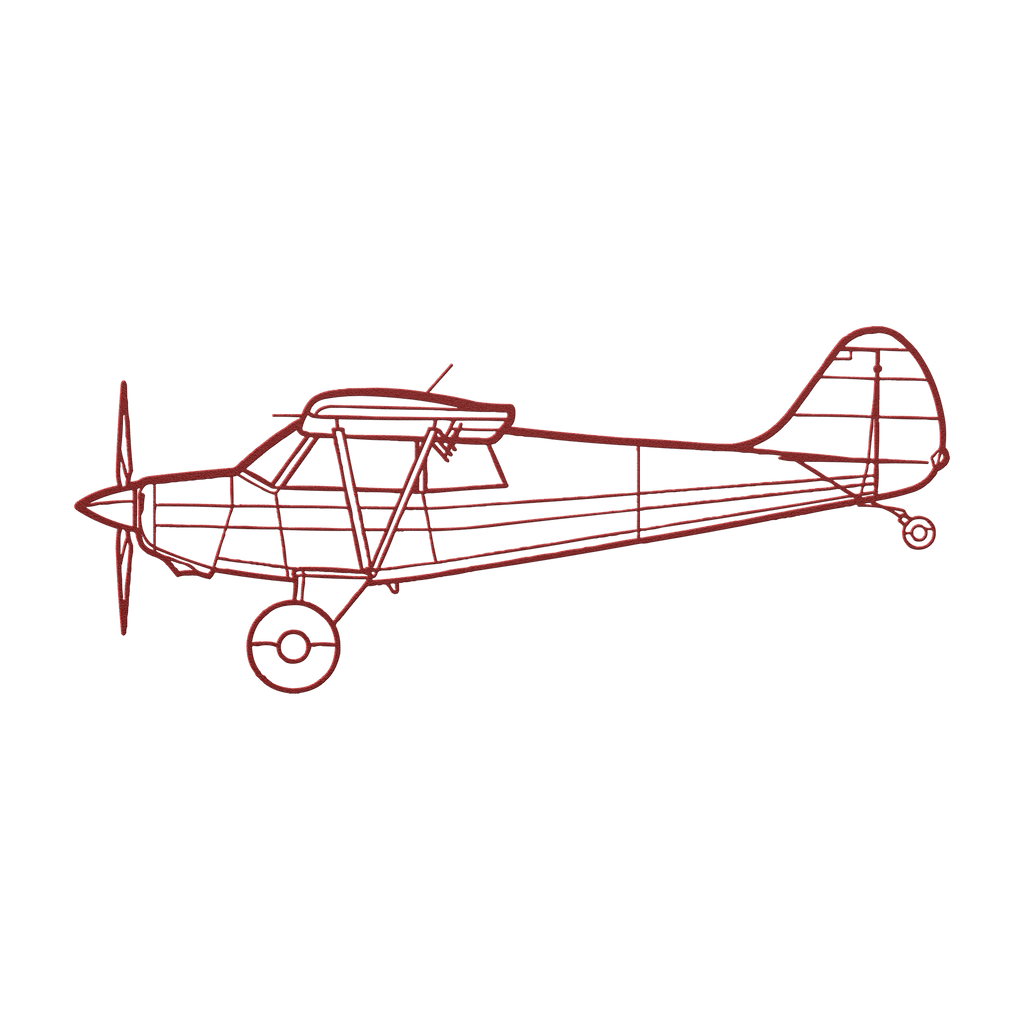 A-1C Die Cut Metal Wall Art - Sign - Gifts for pilots - Aviation apparel