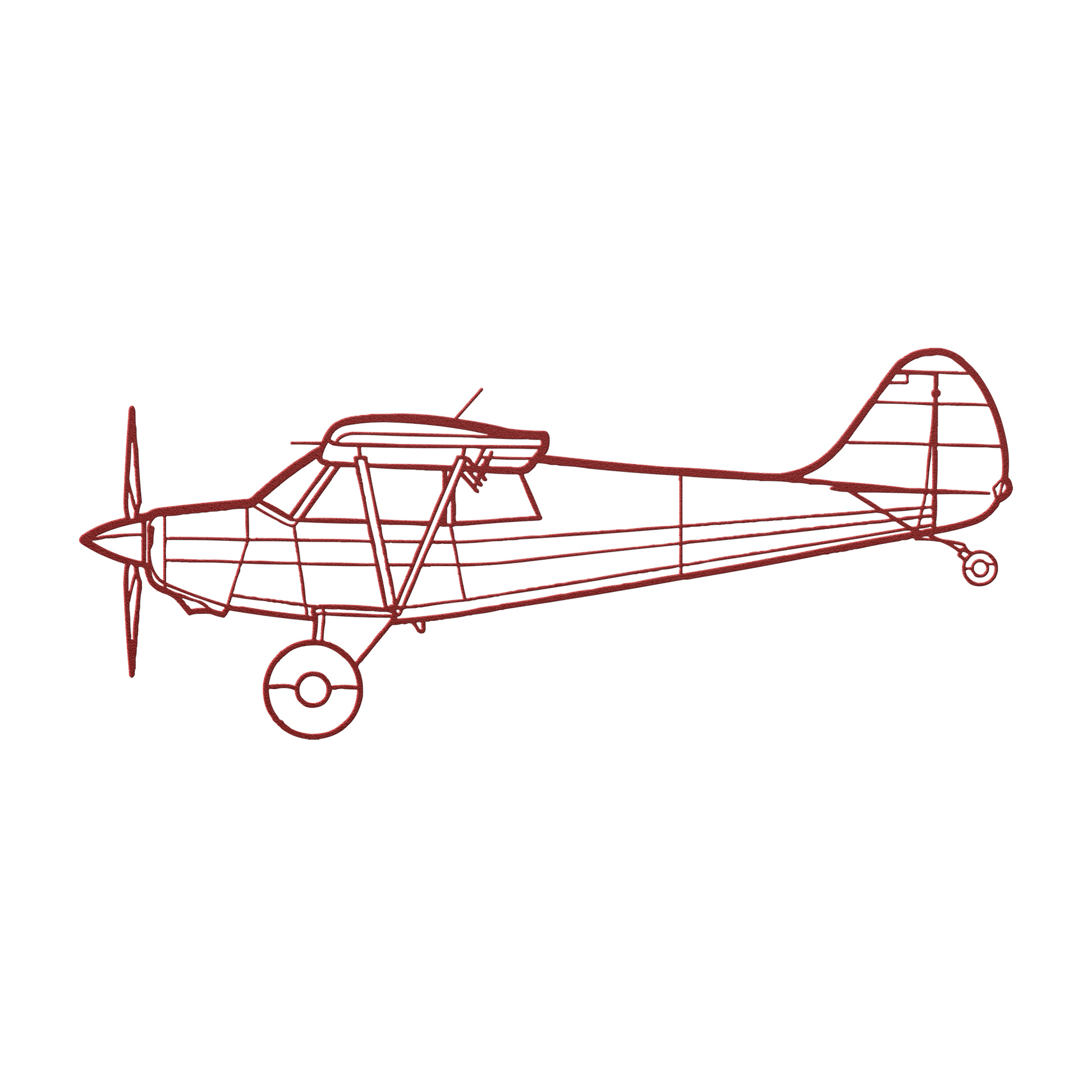 A-1C Die Cut Metal Wall Art - Sign - Gifts for pilots - Aviation apparel