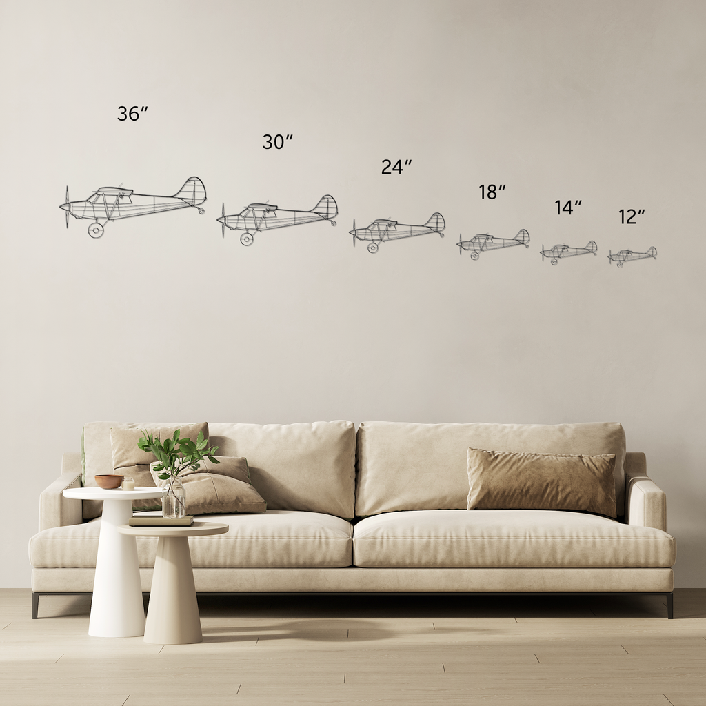 A-1C Die Cut Metal Wall Art - Sign - Gifts for pilots - Aviation apparel