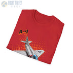 A-4 Skyhawk Comic Style T-Shirt - Pilot gifts - WWII warbird t-shirt