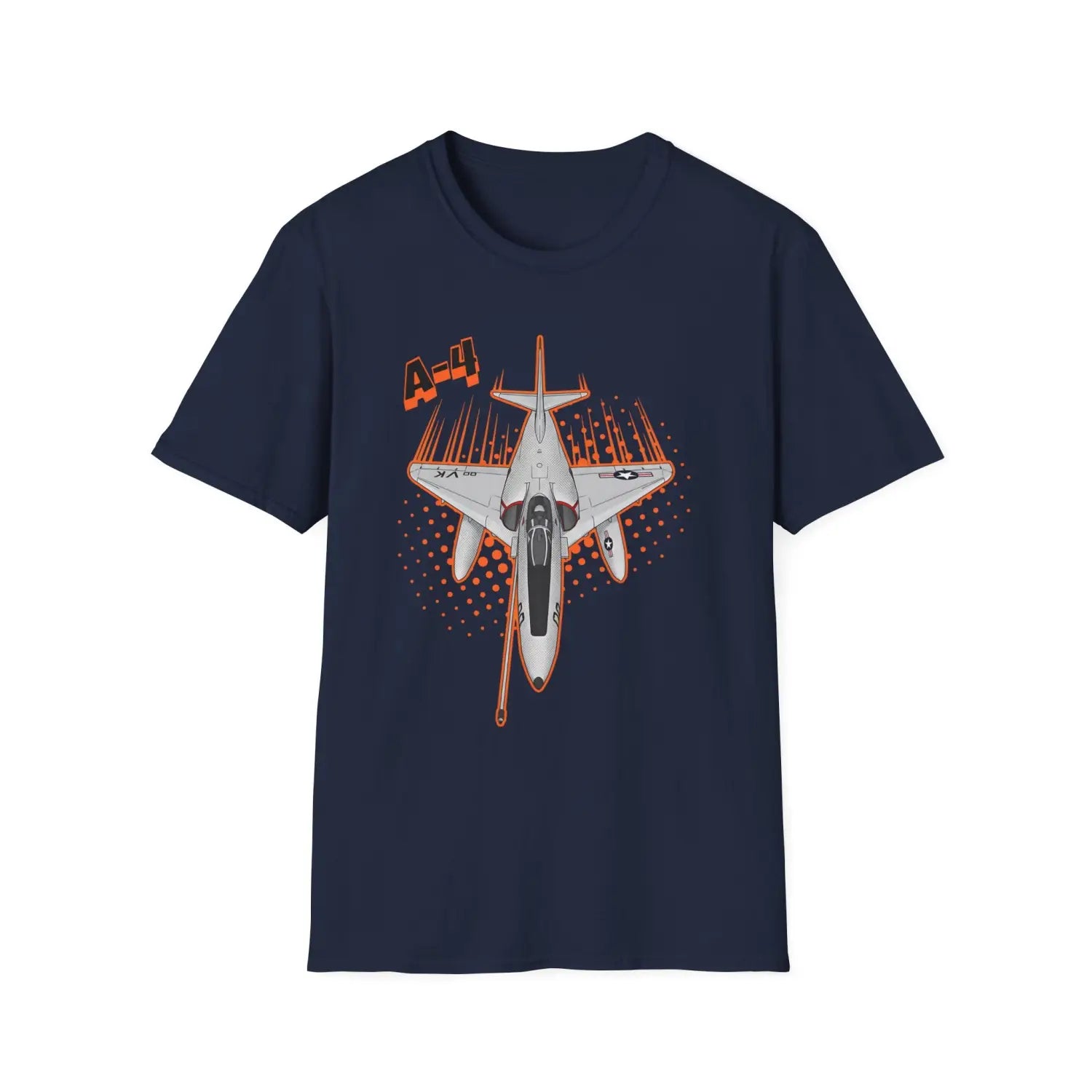 A-4 Skyhawk Comic Style T-Shirt - Pilot gifts - WWII warbird t-shirt