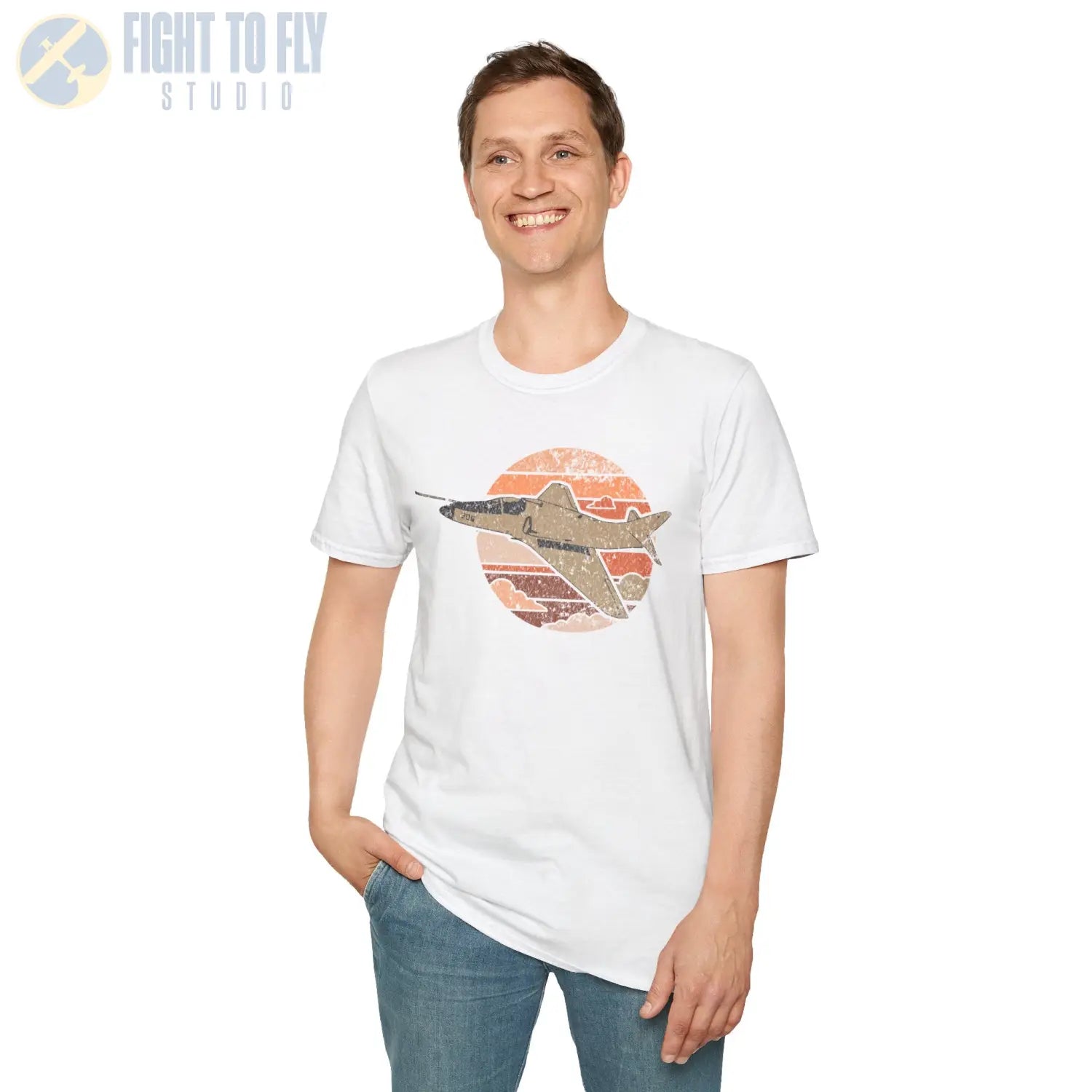 A-4 Skyhawk Retro T-Shirt - Pilot gifts - WWII warbird t-shirt