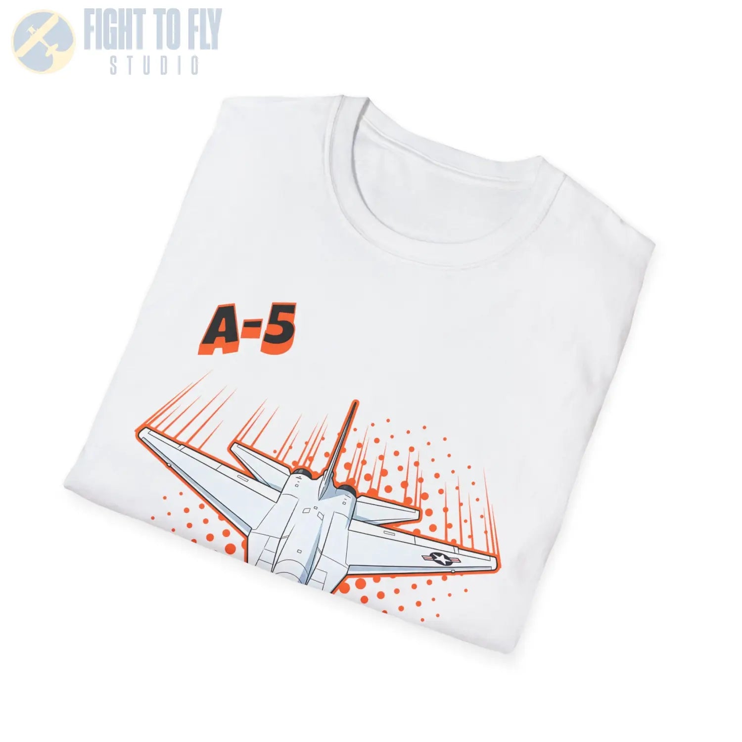 A-5 Vigilante Comic Style T-Shirt - Pilot gifts - WWII warbird t-shirt