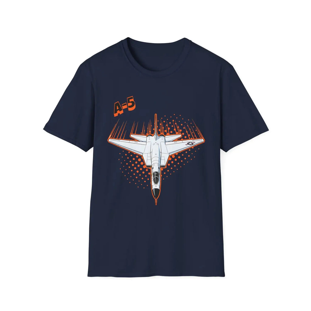 A-5 Vigilante Comic Style T-Shirt - Pilot gifts - WWII warbird t-shirt