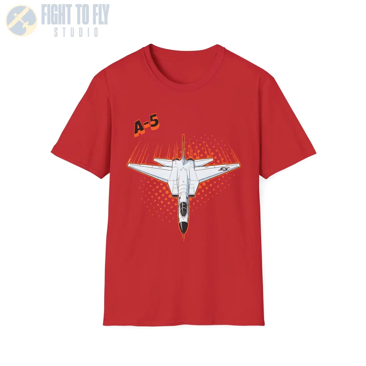 A-5 Vigilante Comic Style T-Shirt - Pilot gifts - WWII warbird t-shirt
