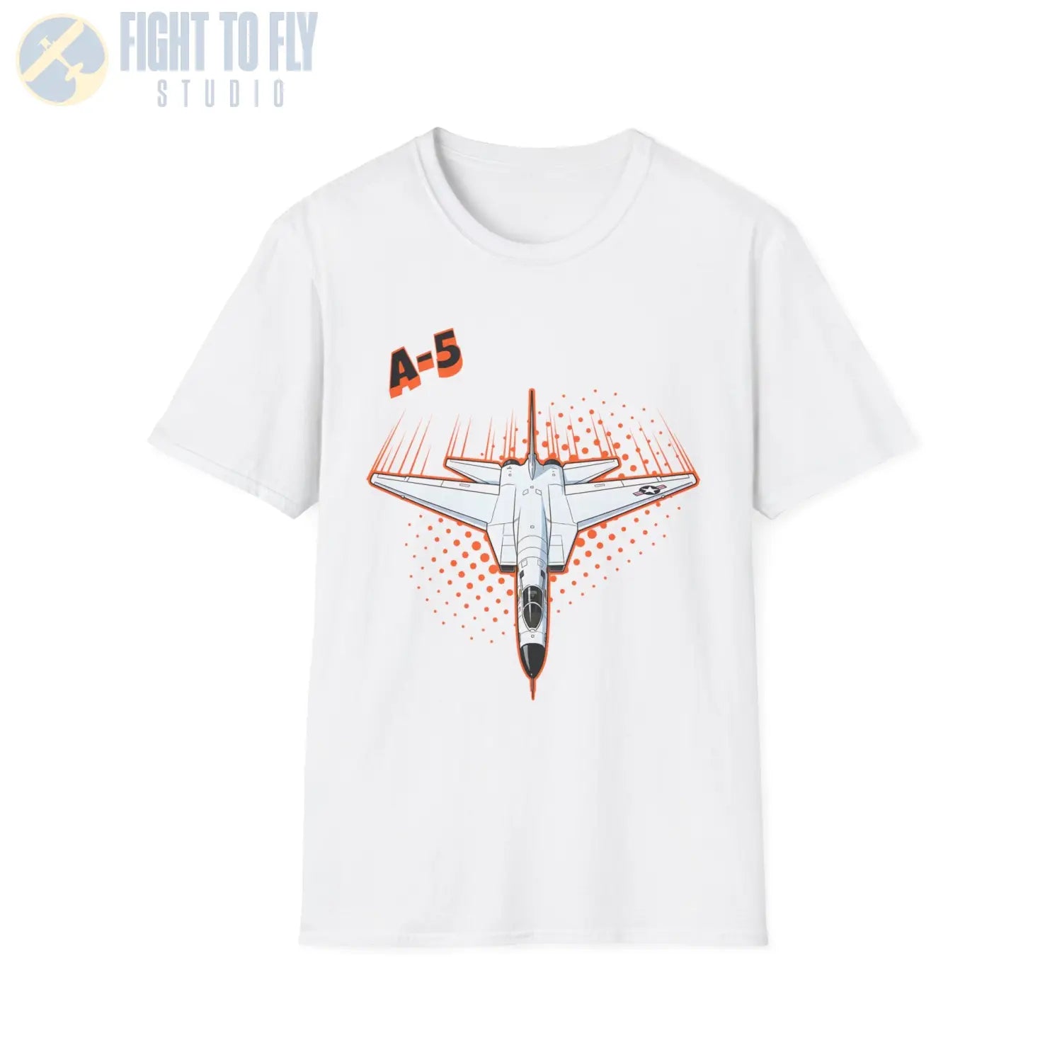 A-5 Vigilante Comic Style T-Shirt - Pilot gifts - WWII warbird t-shirt