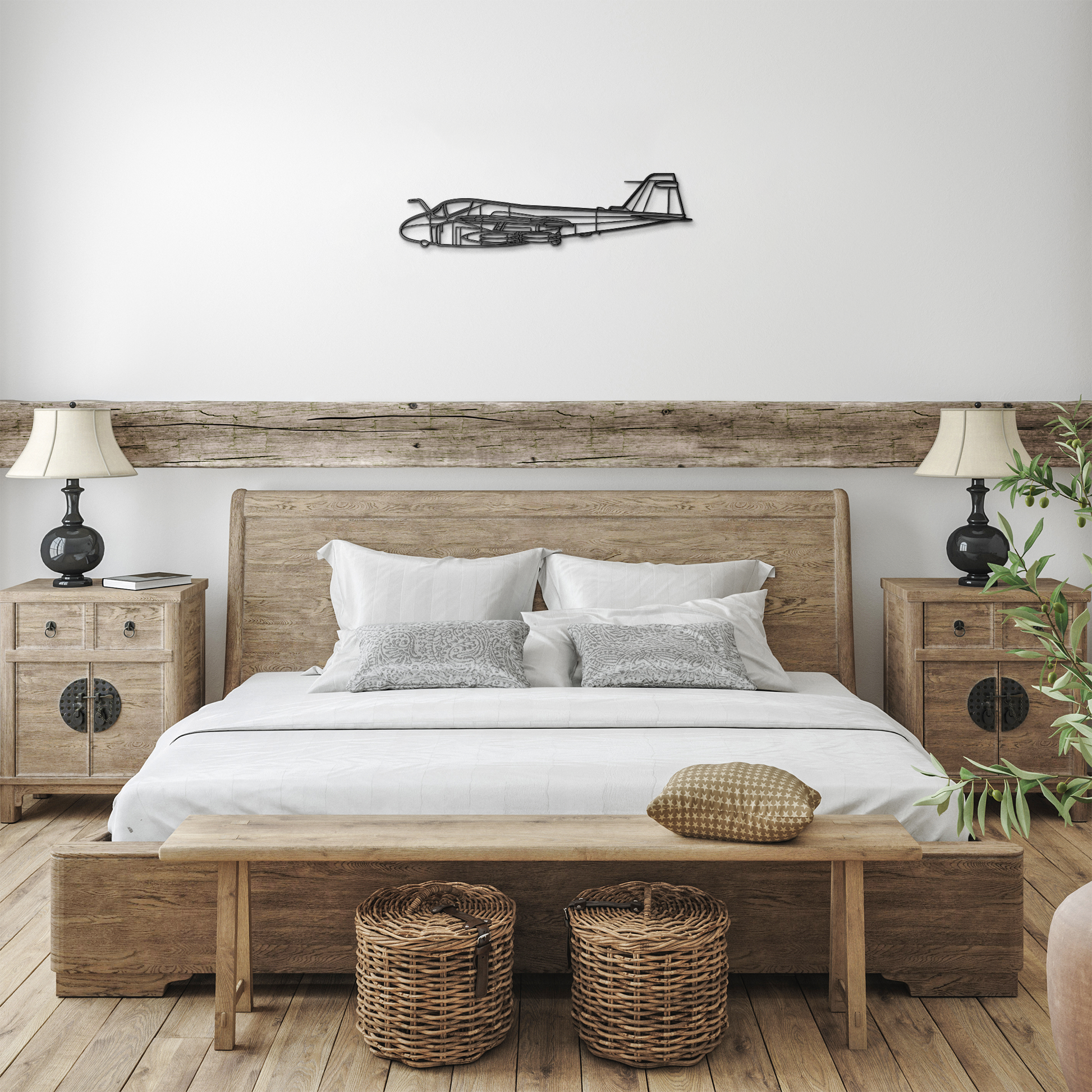 A-6 Die Cut Wall Art - Metal Sign - Gifts for pilots - Aviation apparel