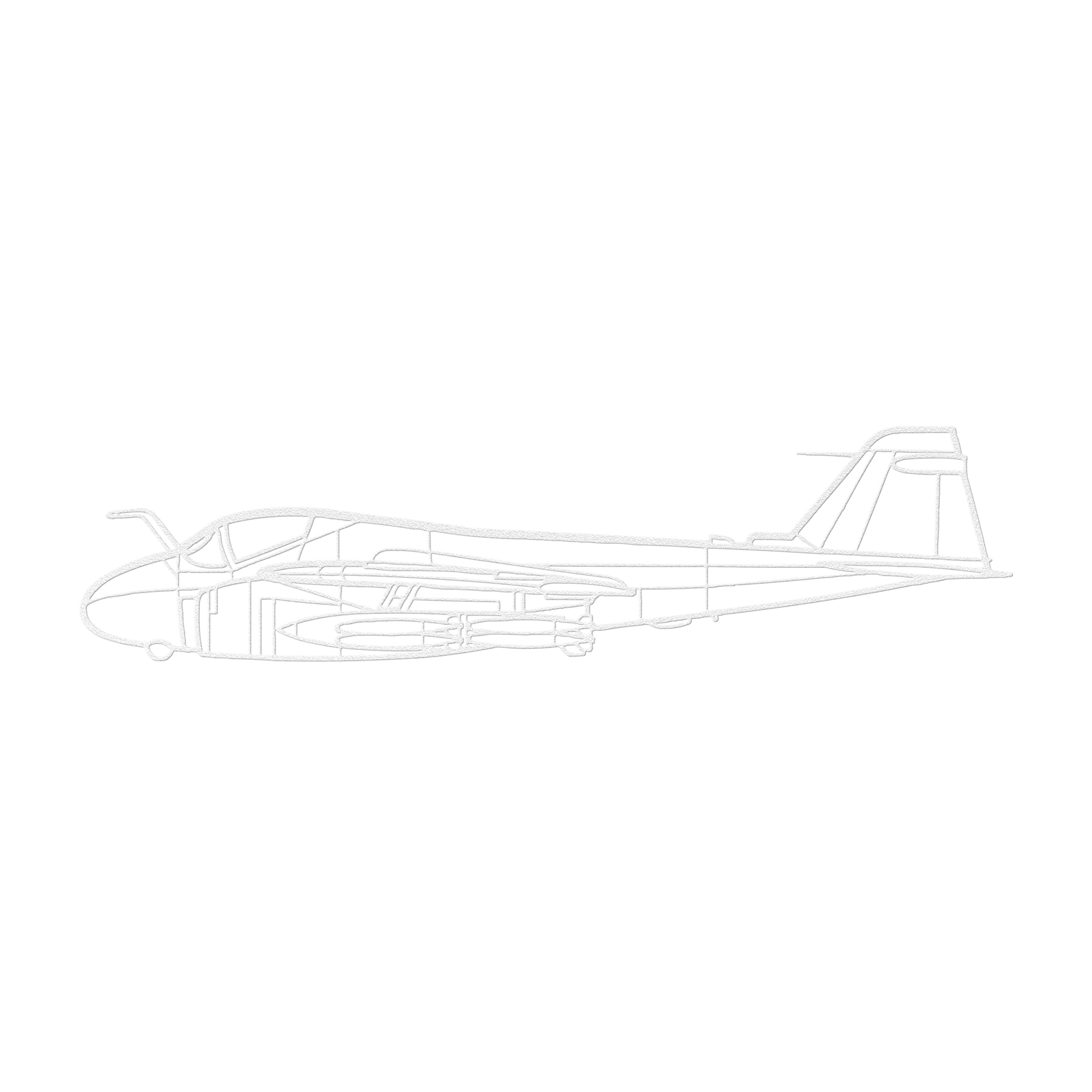 A-6 Die Cut Wall Art - Metal Sign - Gifts for pilots - Aviation apparel