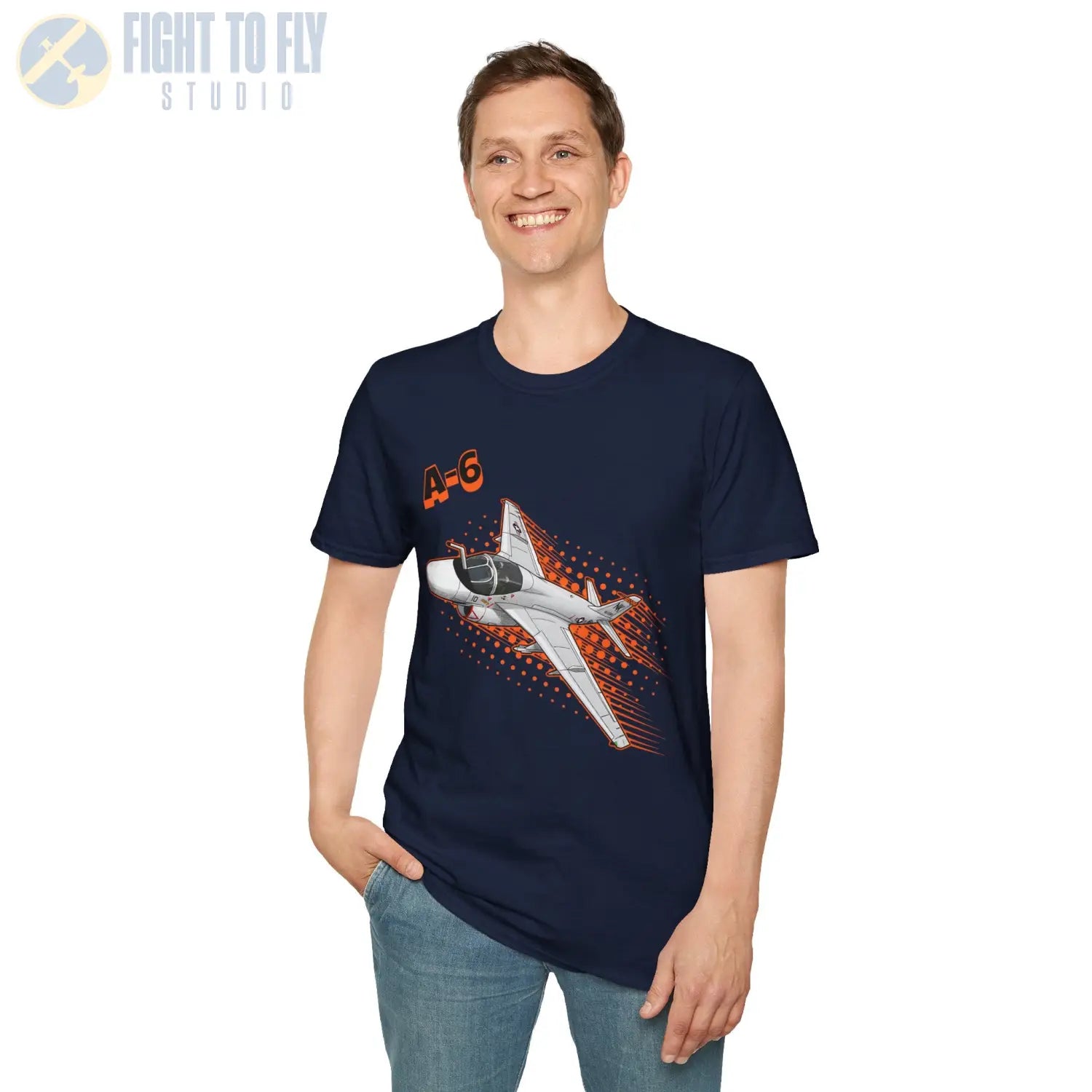 A-6 Intruder Comic Style T-Shirt - Pilot gifts - WWII warbird t-shirt