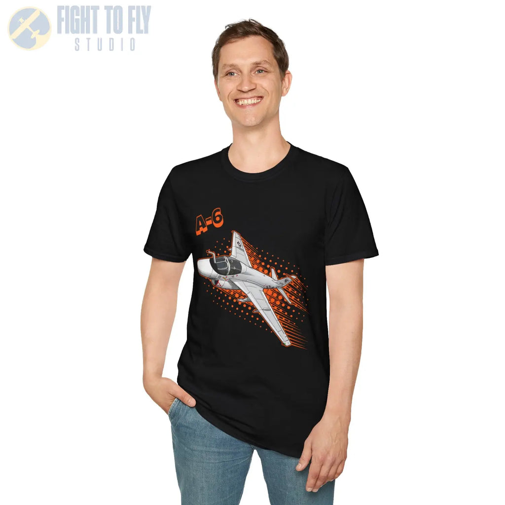 A-6 Intruder Comic Style T-Shirt - Pilot gifts - WWII warbird t-shirt