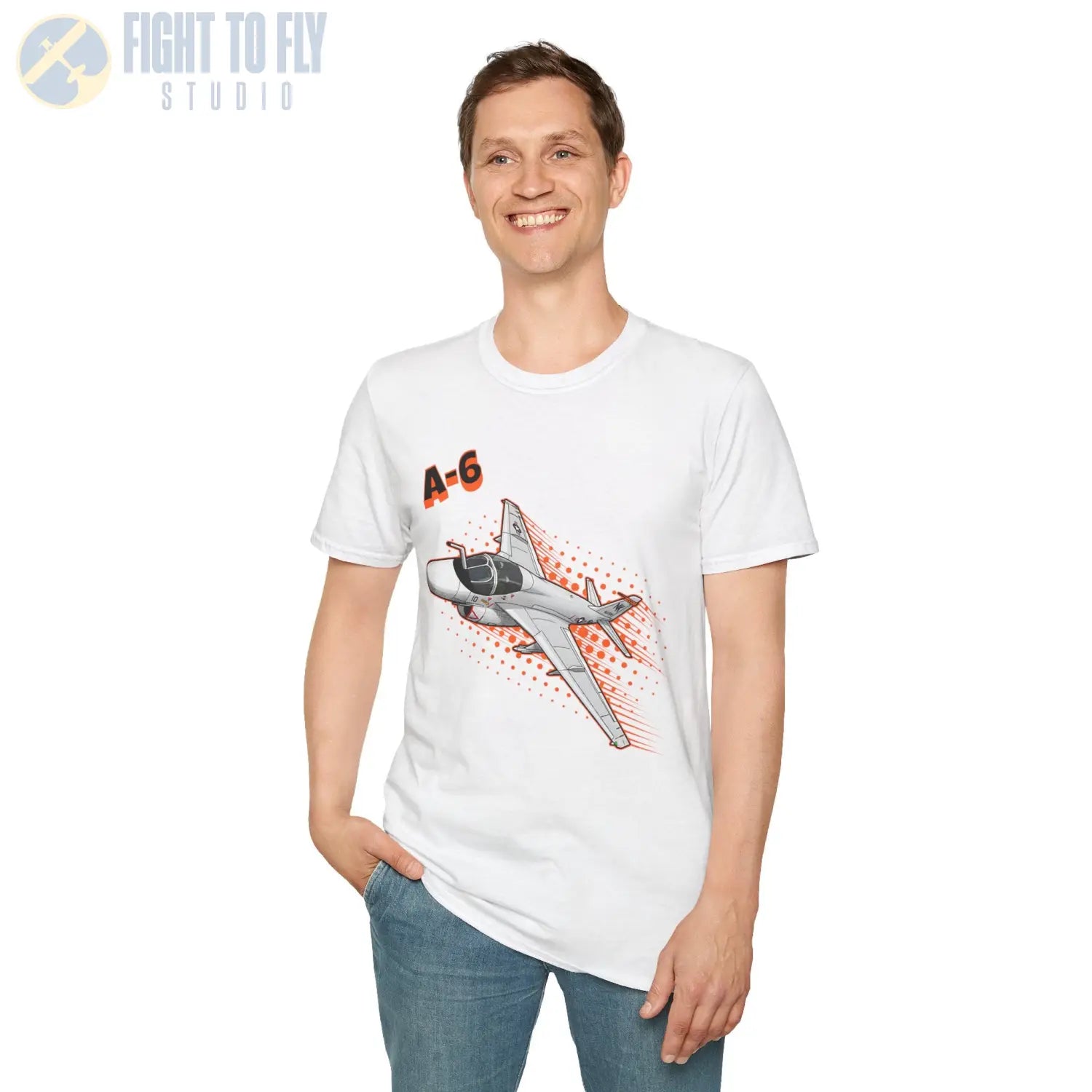 A-6 Intruder Comic Style T-Shirt - Pilot gifts - WWII warbird t-shirt