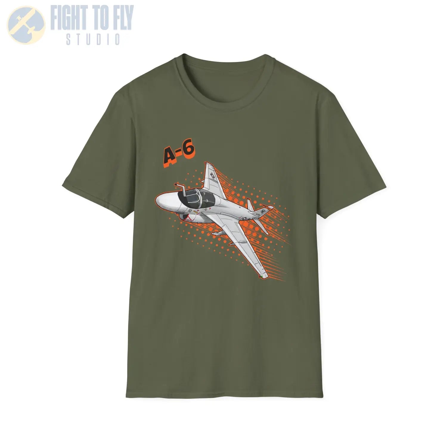 A-6 Intruder Comic Style T-Shirt - Pilot gifts - WWII warbird t-shirt