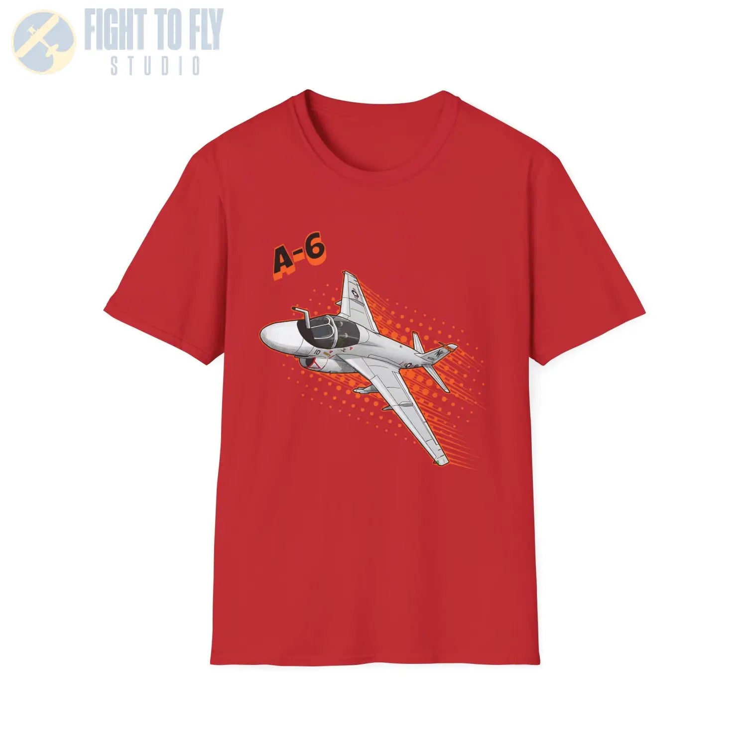 A-6 Intruder Comic Style T-Shirt - Pilot gifts - WWII warbird t-shirt