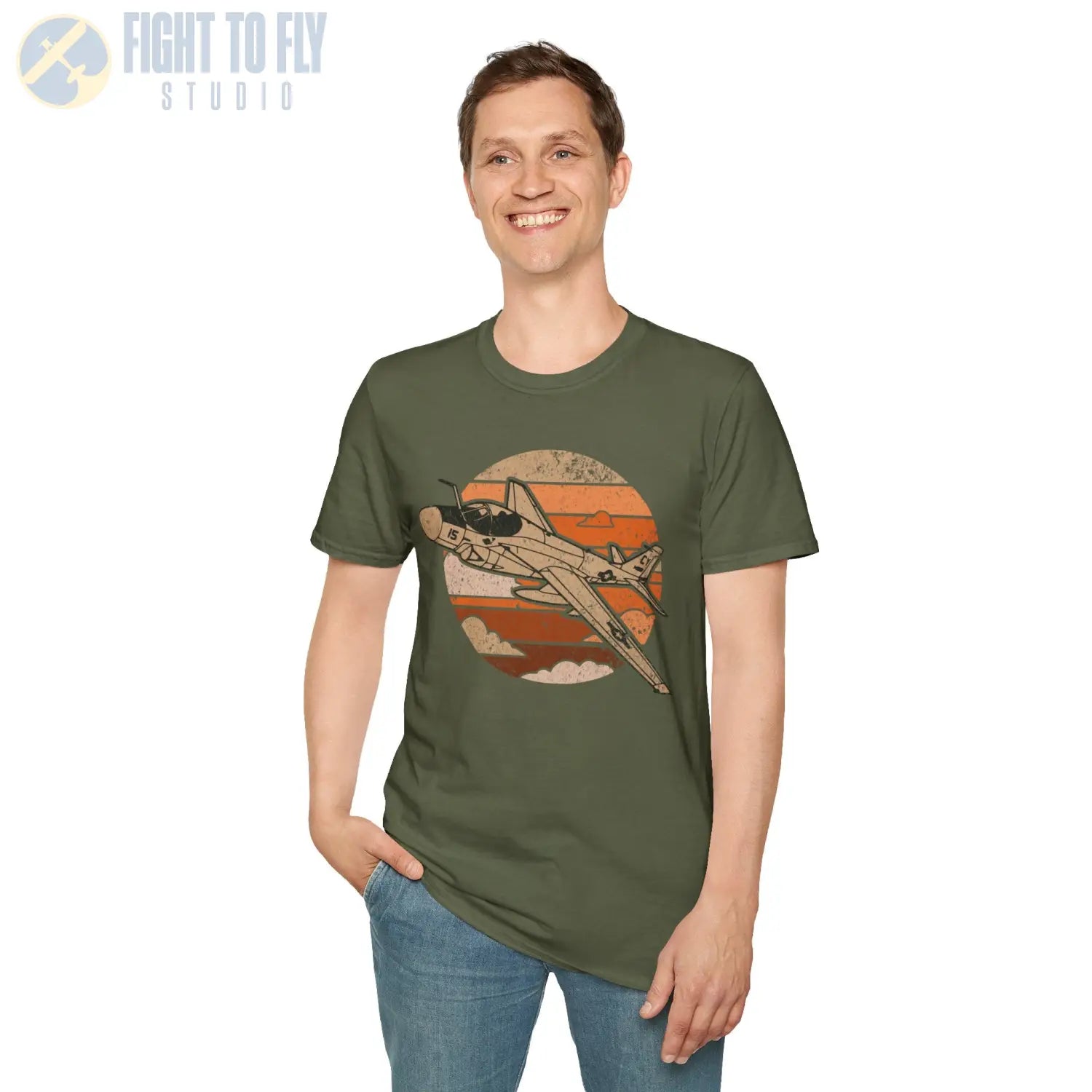 A-6 Intruder Retro T-Shirt - Pilot gifts - WWII warbird t-shirt