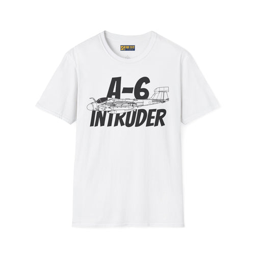 A-6 Intruder Side Profile T-Shirt – All-Weather Navy Attack Jet Tee - Gifts for pilots - Aviation apparel