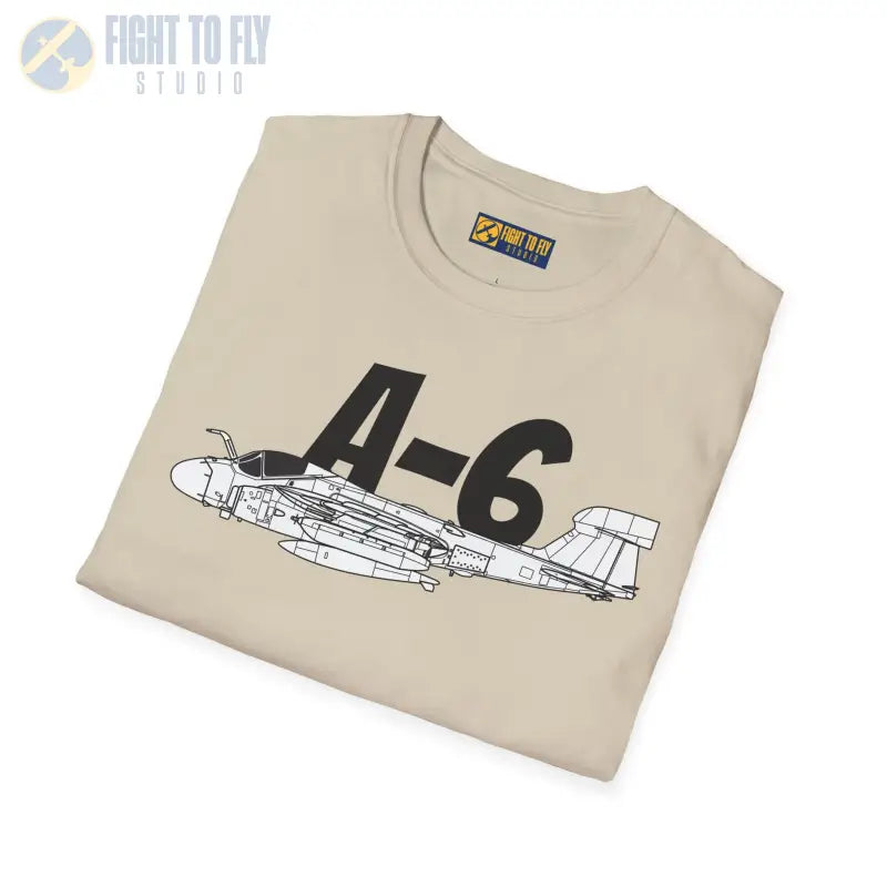 A-6 Side Profile T-Shirt – All-Weather Navy Attack Jet Tee - Pilot gifts - WWII warbird t-shirt